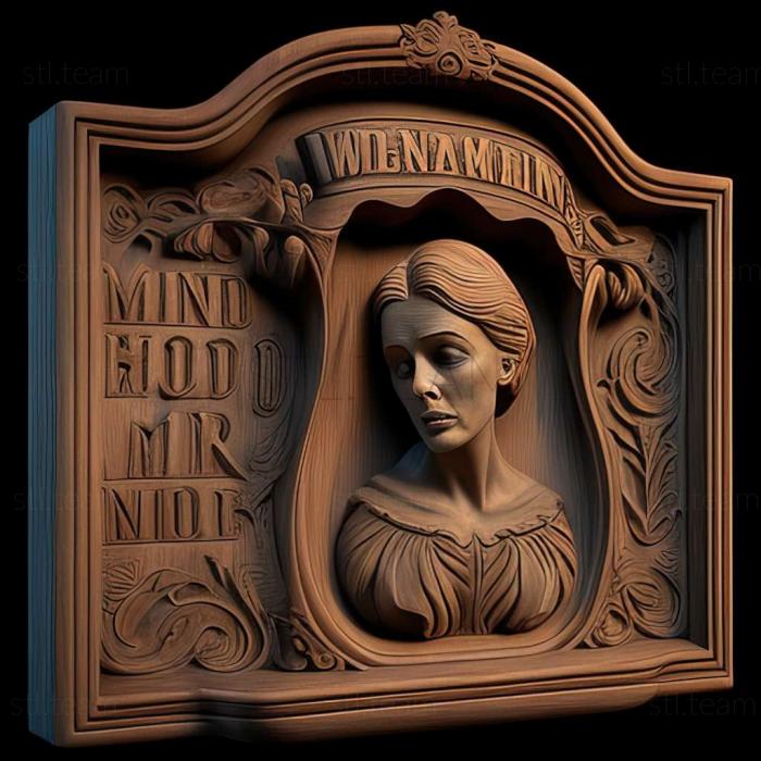 3D model Nancy Drew Message in a Haunted Mansion game (STL)